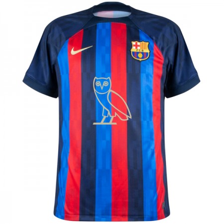 Fotbalové dres Barcelona Drake Special Edition Domácí 2022-23 Krátký Rukáv